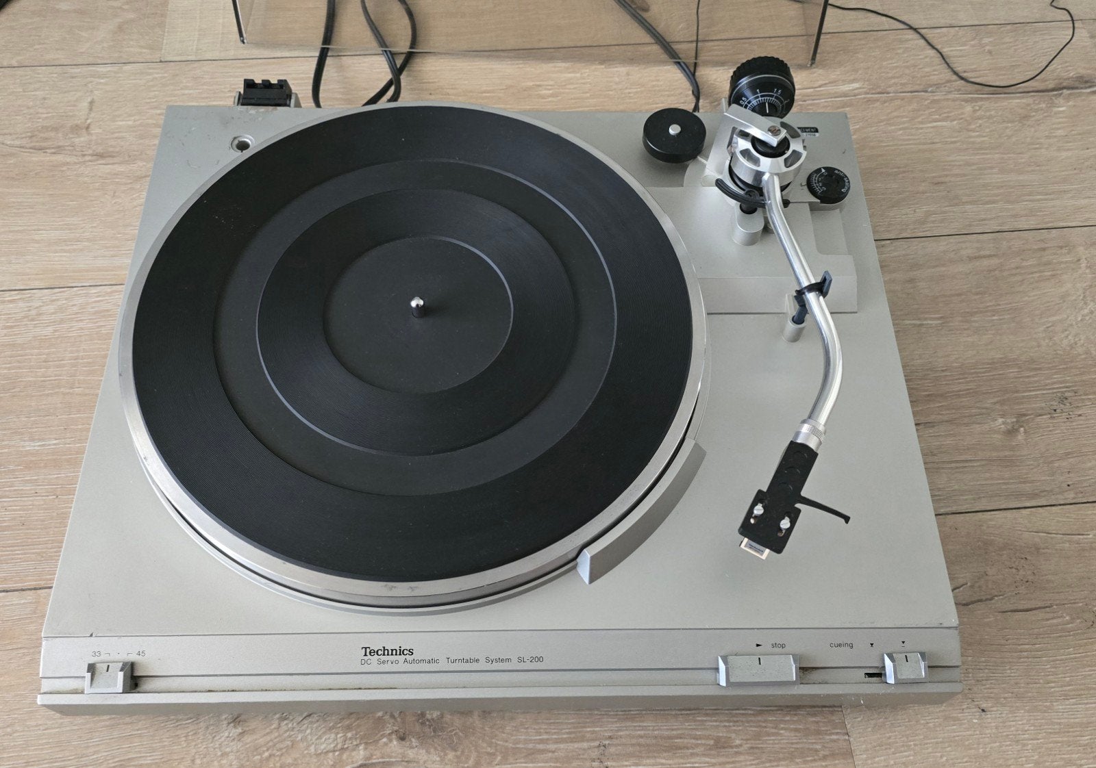 Technics SL-200 Platenspeler met versterker en speakers, Ophalen, Gebruikt, Automatisch, Platenspeler