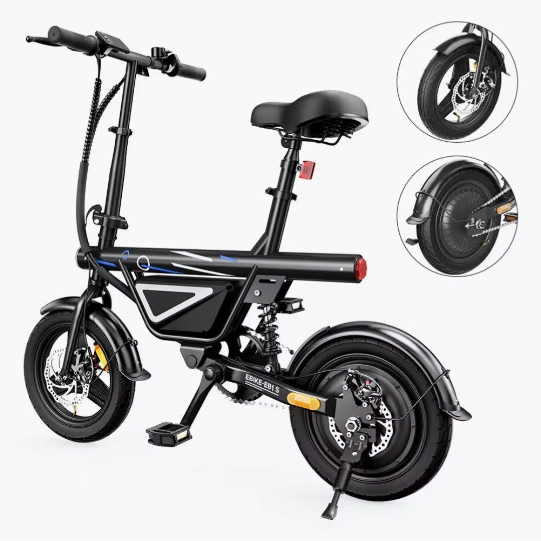Nieuw! iScooter EB1S: Comfortabele, opvouwbare e-bike met za, Nieuw, 59 cm of meer, 30 tot 50 km per accu, Ophalen