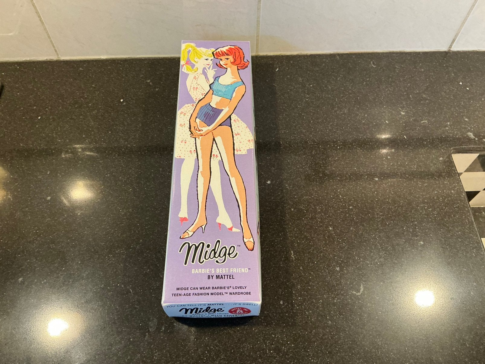Vintage Barbie/ Midge in box No 860, Ophalen of Verzenden, Zo goed als nieuw, Pop