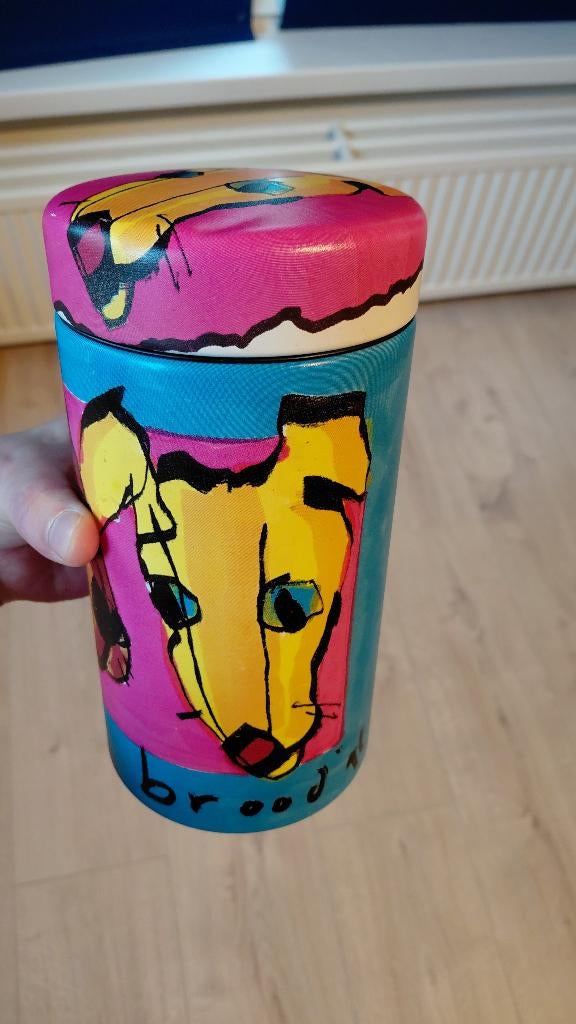 Herman brood Beschuit trommel, Verzamelen, Blikken, Ophalen, Gebruikt, Overige