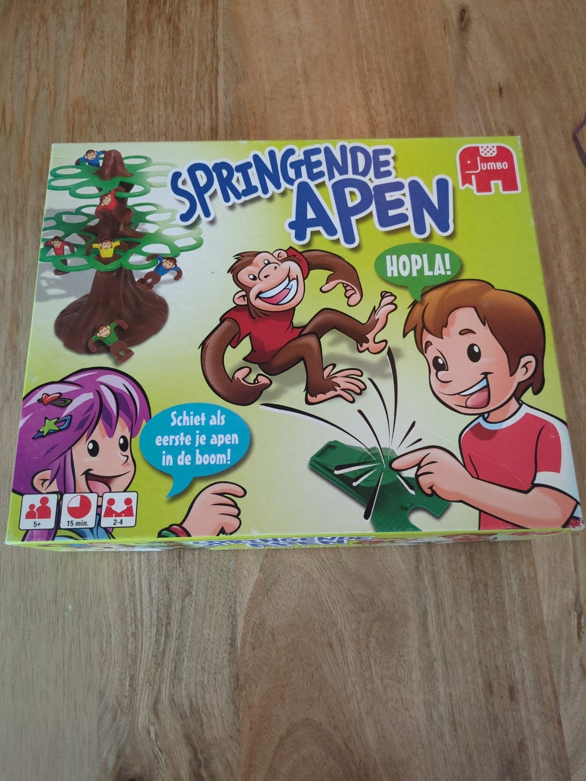 Jumbo Springende Apen gezelschapsspel, Ophalen, Zo goed als nieuw, Jongen of Meisje