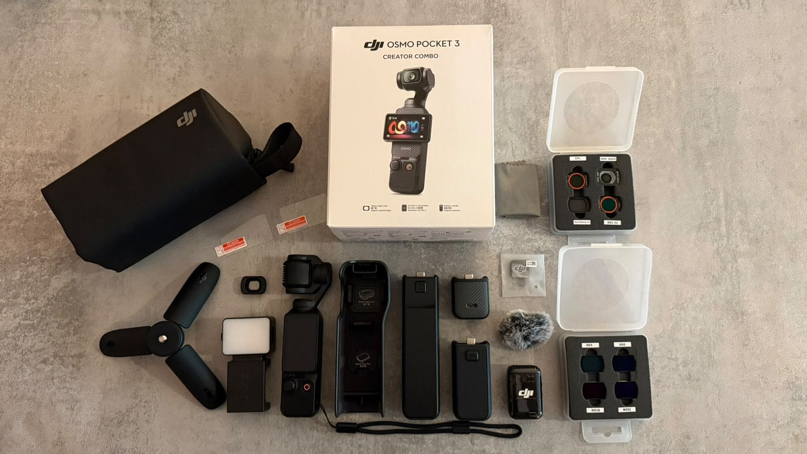 DJI Osmo Pocket 3 Creator Combo + EXTRAS !!, Overige soorten, Minder dan 8x, Zo goed als nieuw, Camera