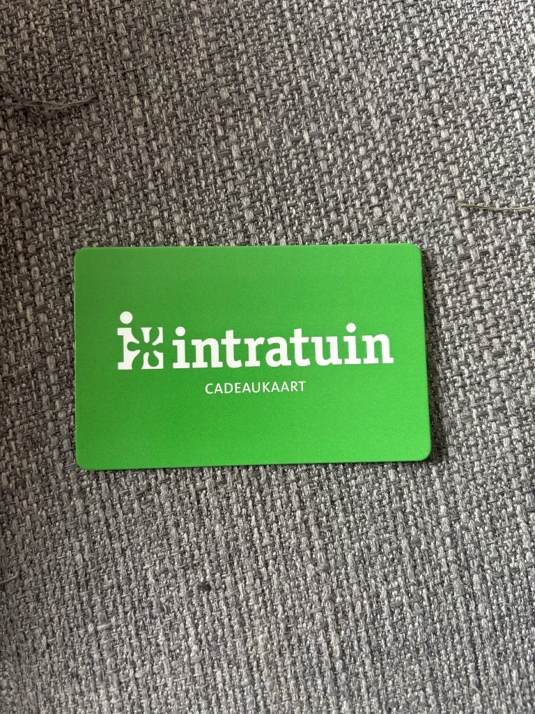 Intratuin cadeaukaart 60€, Tickets en Kaartjes, Kortingen en Cadeaubonnen, Drie personen of meer, Cadeaubon, Overige typen