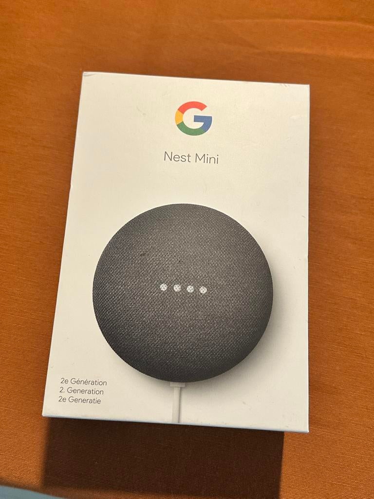Google Nest Mini (2e generatie) - Smart Speaker, Ophalen of Verzenden, Zo goed als nieuw