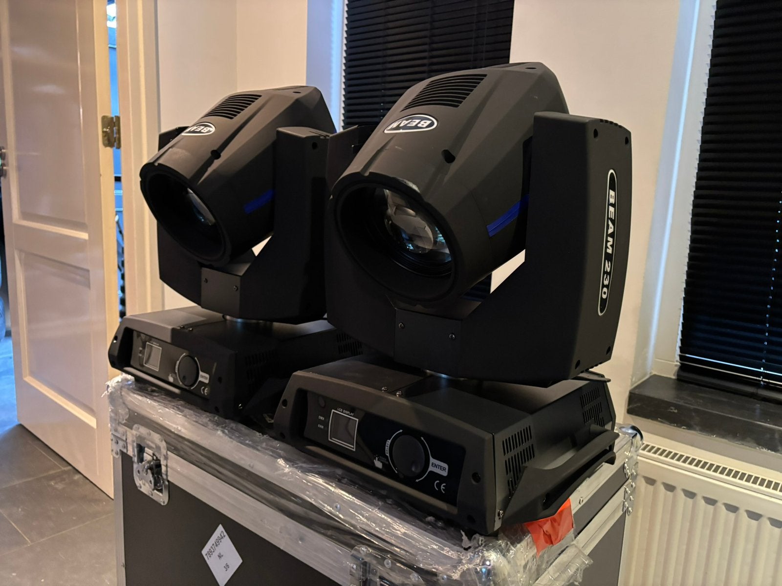 2x movinghead beam 230 inc flightcase nieuw, Muziek en Instrumenten, Ophalen, Nieuw, Licht, Geluidgestuurd
