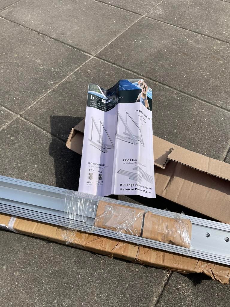 Beugel voor zonnepanelen, Ophalen, Nieuw