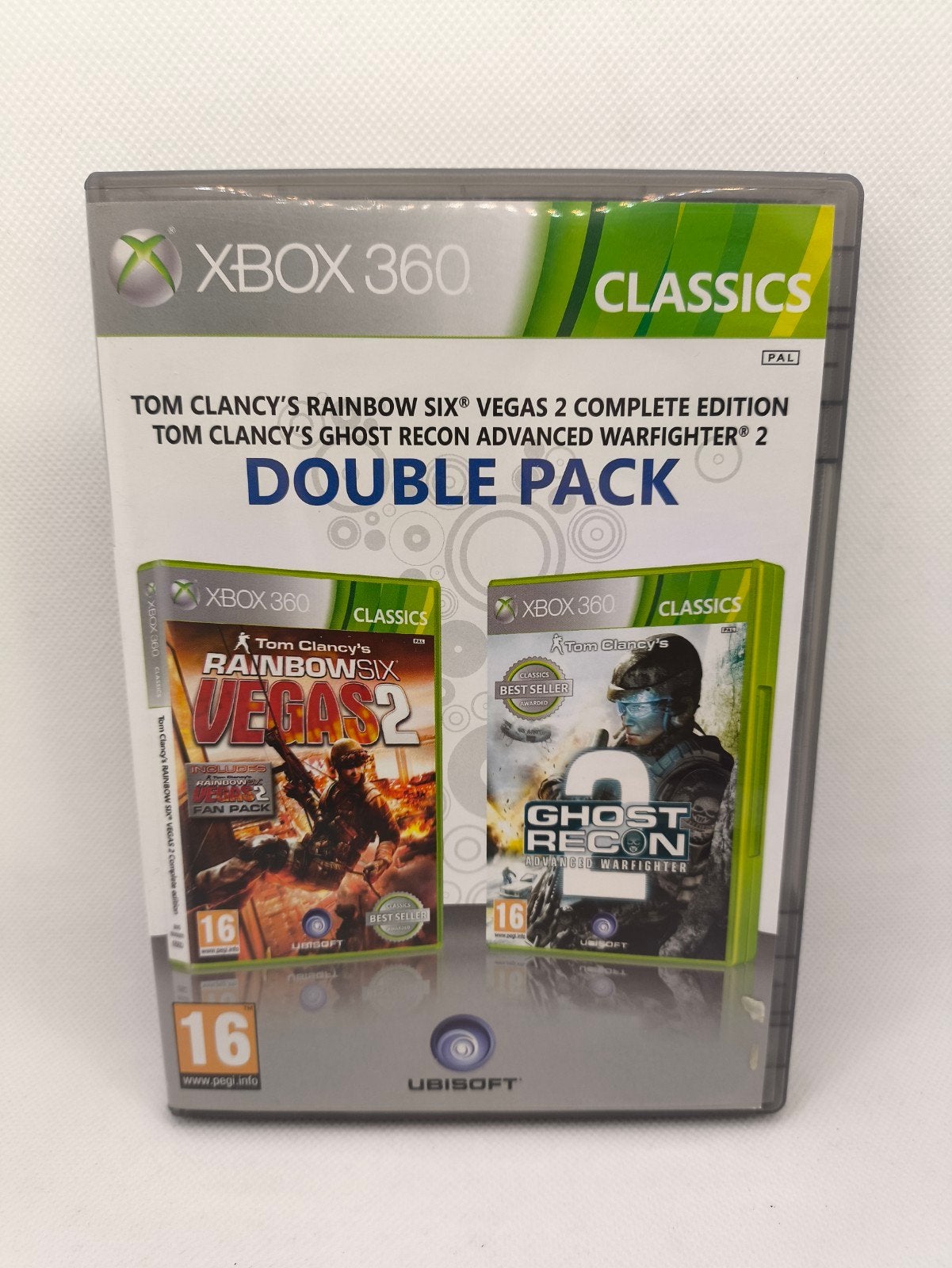 Rainbow Six Vegas 2 en recon advanced warfighter 2 xbox, 3 spelers of meer, Ophalen of Verzenden, Zo goed als nieuw, Vanaf 3 jaar