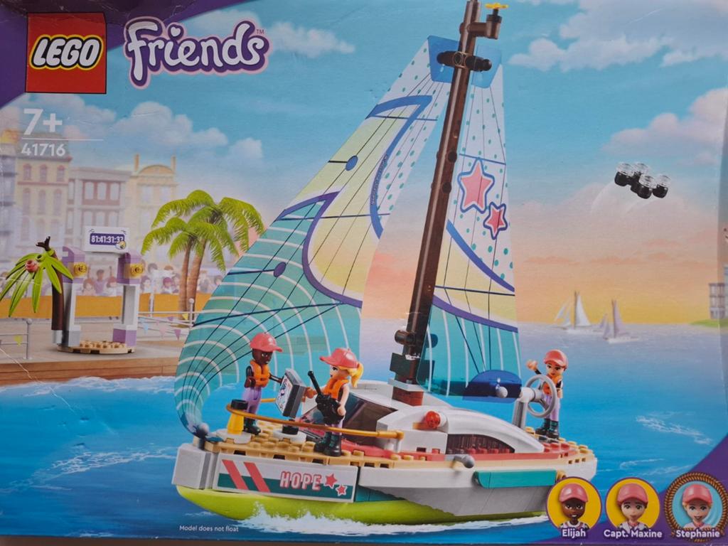 Lego Friends Zeilboot 41716 compleet met doos en boekje, Ophalen of Verzenden