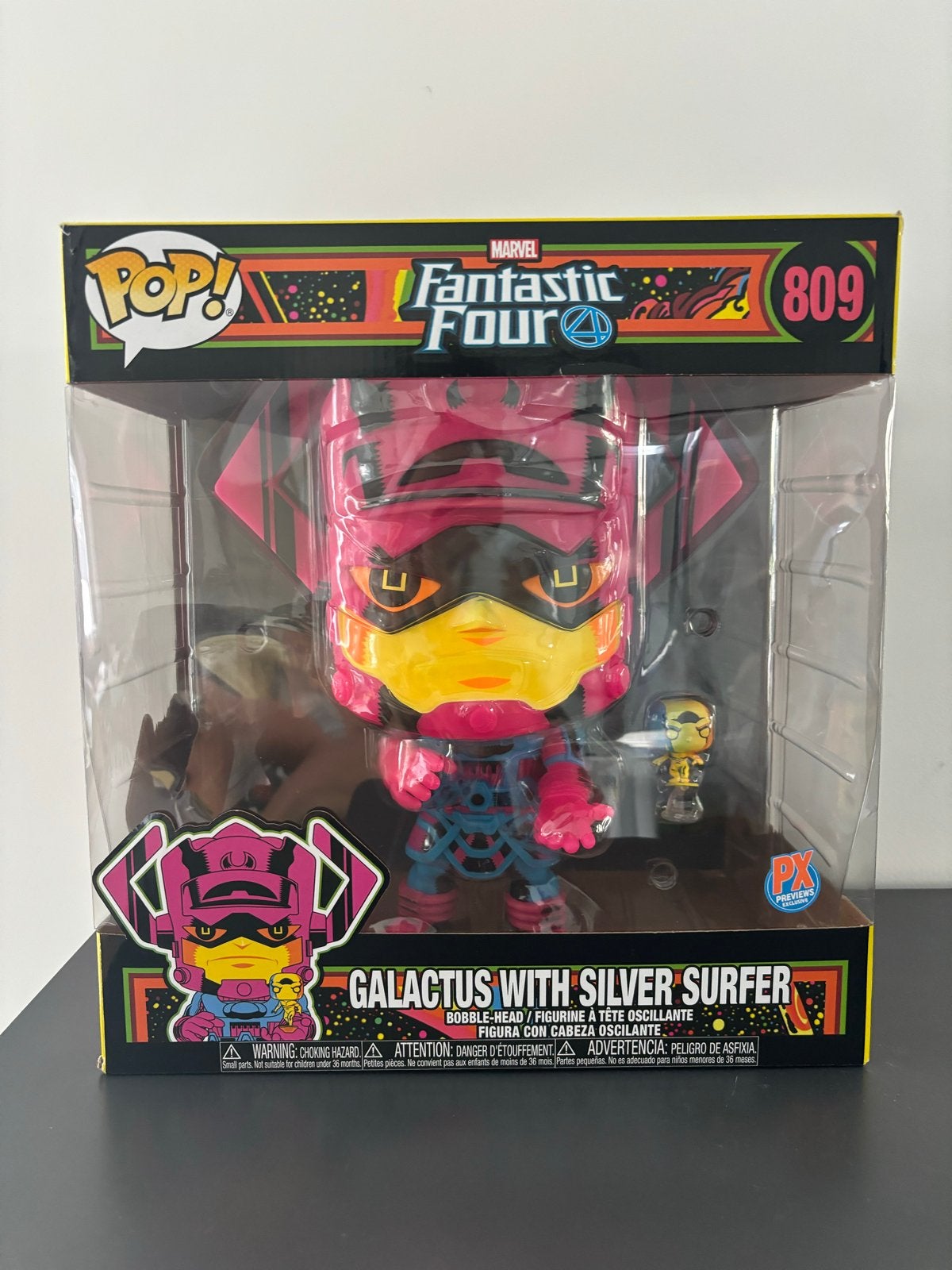 Funko Pop! Marvel Fantastic Four 809 Galactus Silver Surfer, Kinderen en Baby's, Ophalen of Verzenden, Nieuw