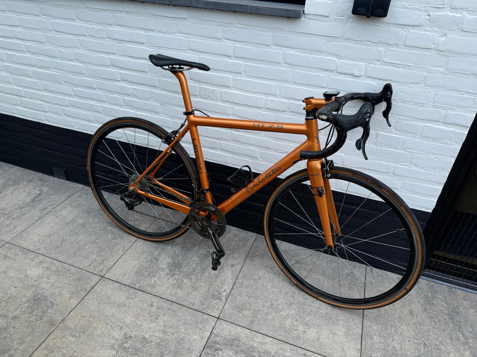 Legend HT7.5 by Bertoletti, Campagnolo, 28 inch, Carbon, Velgrem, Zo goed als nieuw