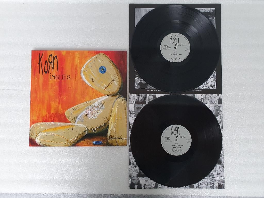 LP Korn - Issues, Cd's en Dvd's, Vinyl | Hardrock en Metal, Ophalen of Verzenden, Gebruikt