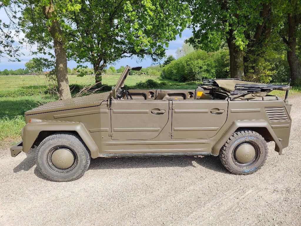 VW 181 1975 Ex Leger Origineel | Wegenbelastingvrij, Auto's, Achterwielaandrijving, Overige modellen, 4 cilinders, Cabriolet