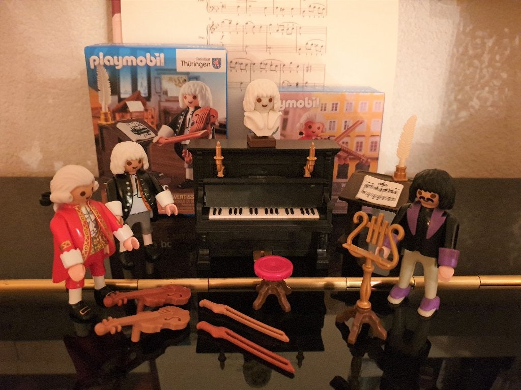 Playmobil 70374 & 70135 Mozart, Bach & Chopin+ viool & piano, Ophalen of Verzenden, Nieuw, Complete set, Figuren