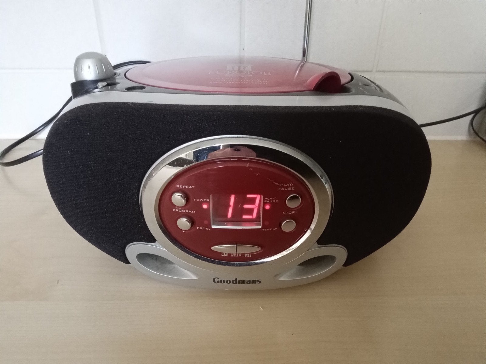 Goodmans CD-speler met radio, Ophalen, Gebruikt, Radio, Met cd-speler