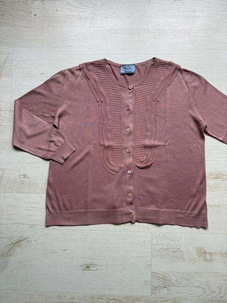 Prachtig Prada vestje van zijde mt m, Kleding | Dames, Ophalen of Verzenden, Zo goed als nieuw, Maat 38/40 (M)