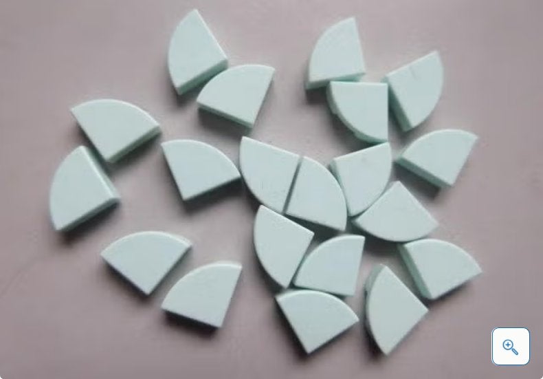 nr. 9300, 20 Kwart ronde tegeltjes 1x1. (25269) light aqua, Ophalen of Verzenden, Zo goed als nieuw, Complete set, Lego