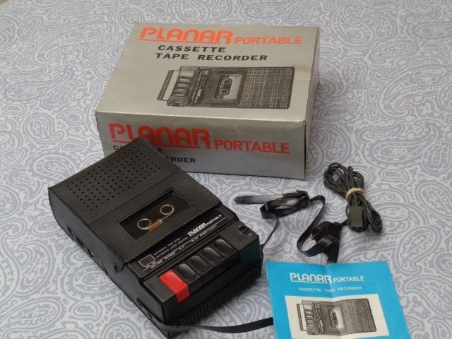 Cassette Recorder Planar Portable met Draagetui, Ophalen of Verzenden, Enkel, Overige merken