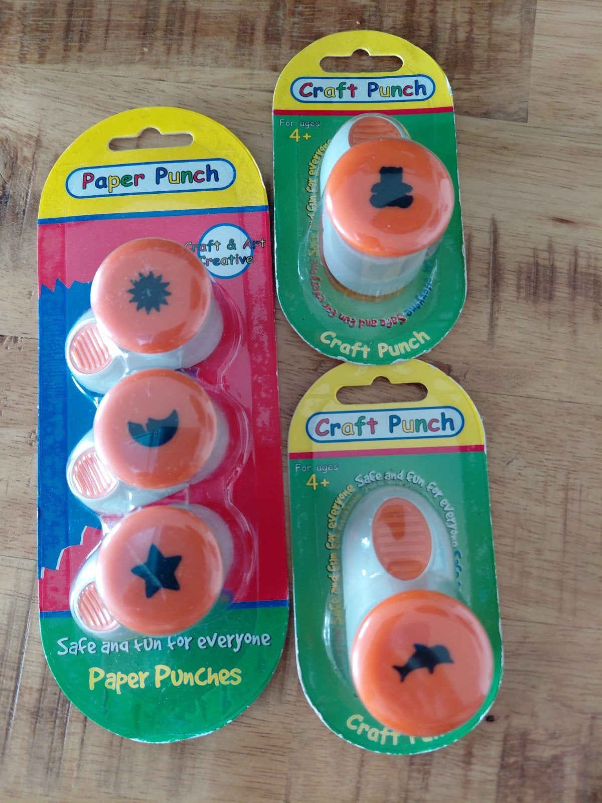 5 verschillende ponsen ( nieuw in de verpakking), Hobby en Vrije tijd, Knutselen, Verzenden