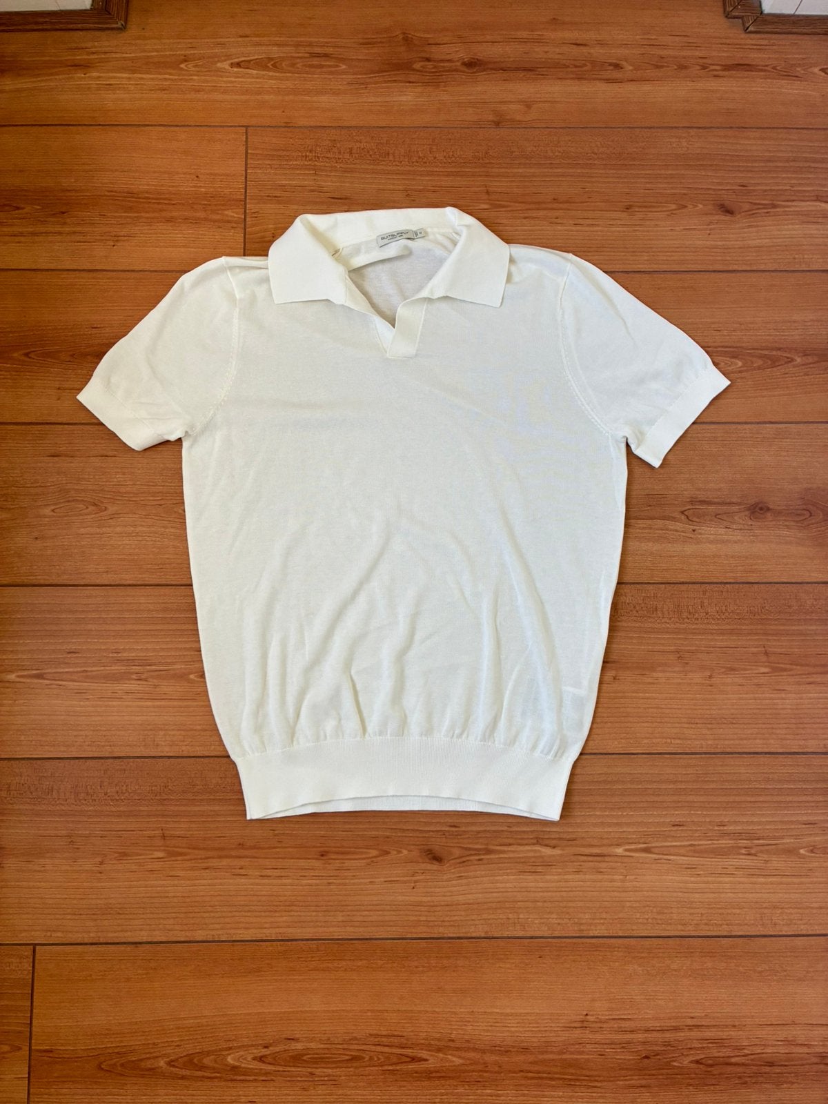Suitsupply polo wit maat m, Ophalen of Verzenden, Zo goed als nieuw, Maat 48/50 (M), Wit