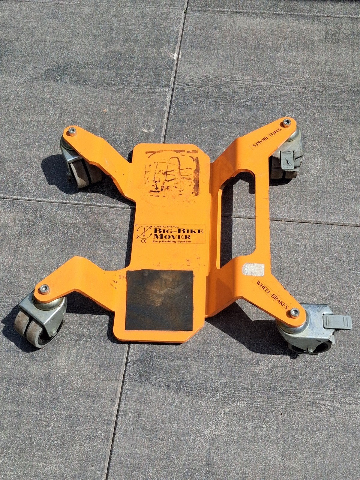 Big-Bike motor mover tbv middenbok motoren, Ophalen