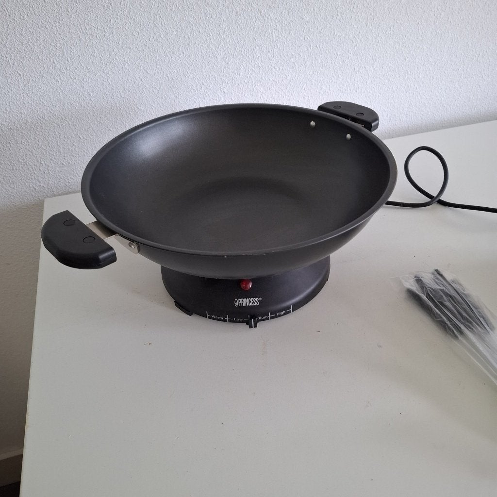 wok, Ophalen, Gietijzer, Zo goed als nieuw, Overige merken