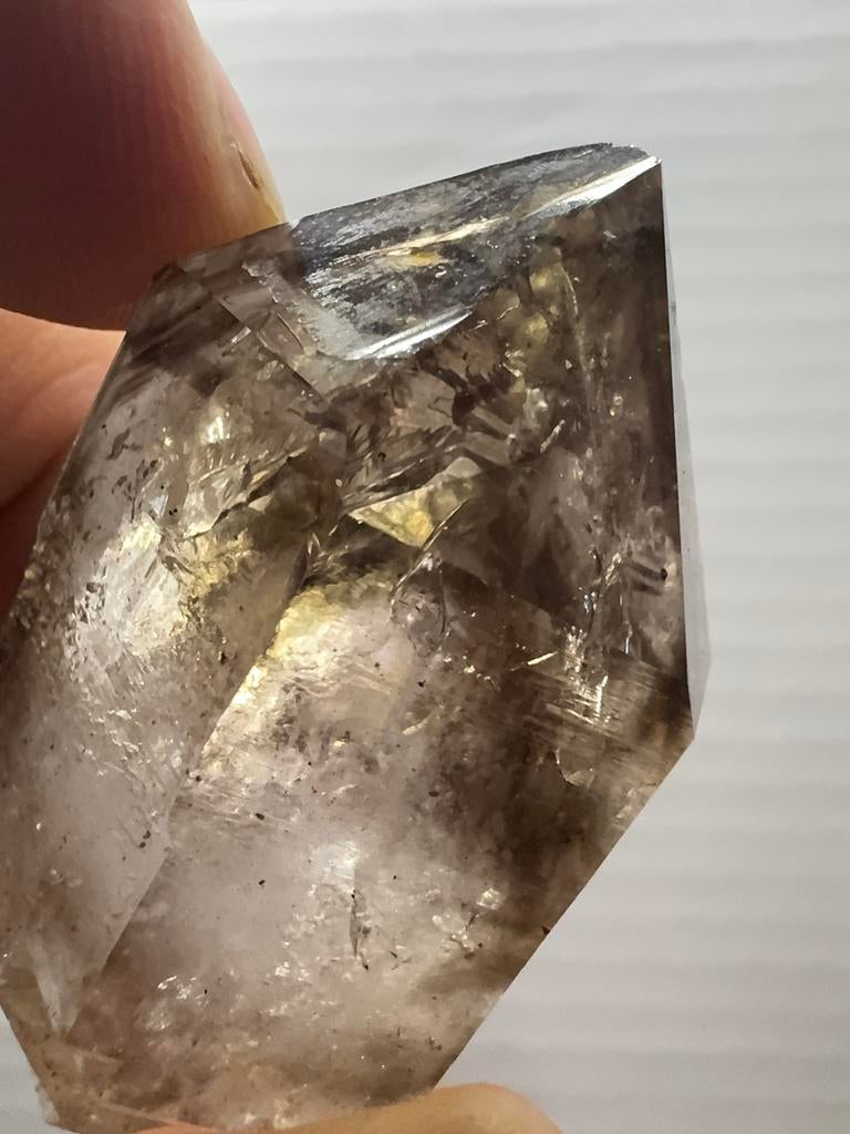 Rookkwarts kristal mineraal - Goboboseb, Namibië kwarts, Ophalen of Verzenden, Mineraal