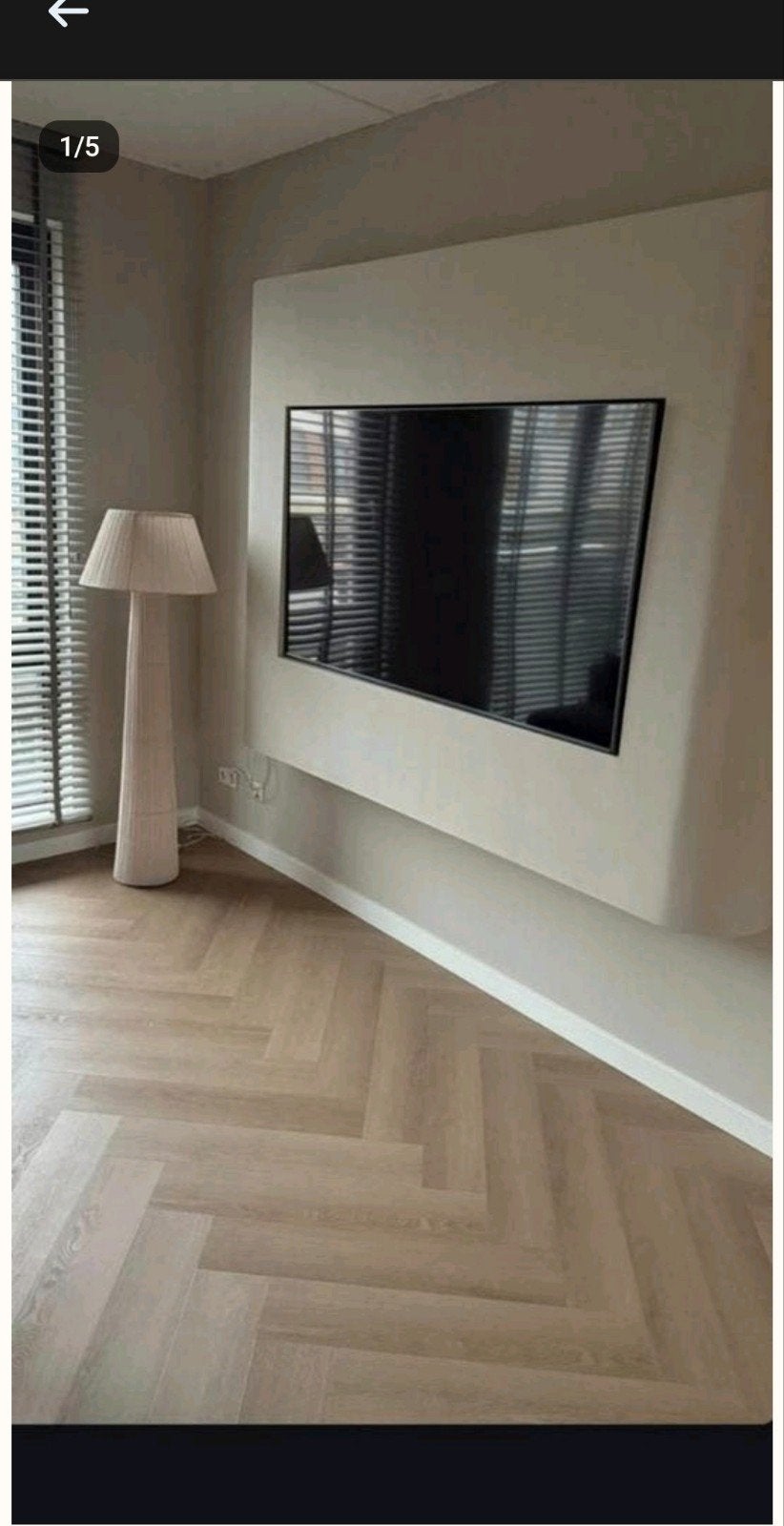 PVC visgraat beige, Ophalen, Overige materialen, 50 tot 150 cm, Nieuw