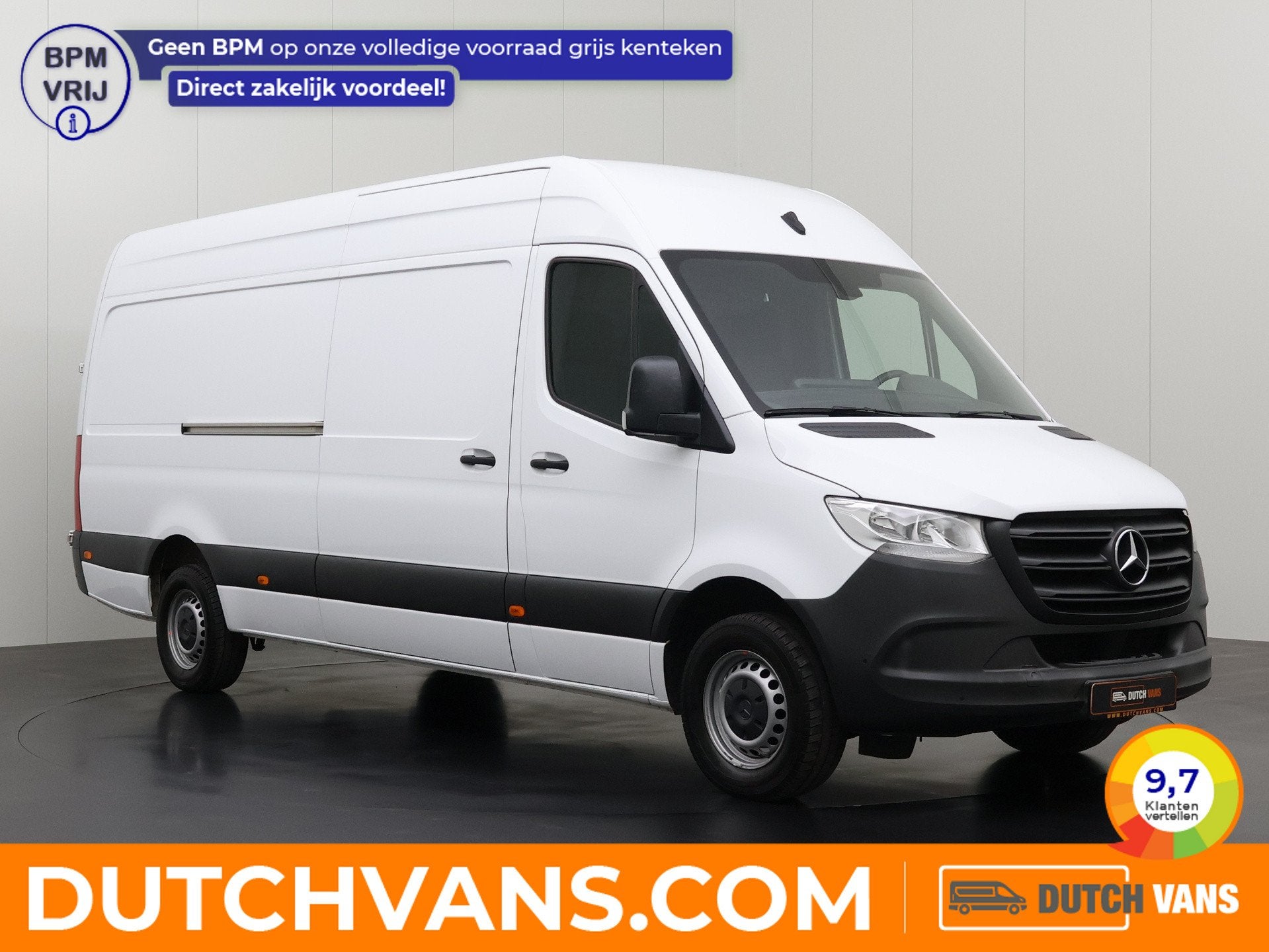 Mercedes-Benz Sprinter 317CDI L3H2 Maxi ( 12-2023 ) | Naviga, Auto's, Bestelauto's, Gebruikt, Euro 6, Multifunctioneel stuurwiel