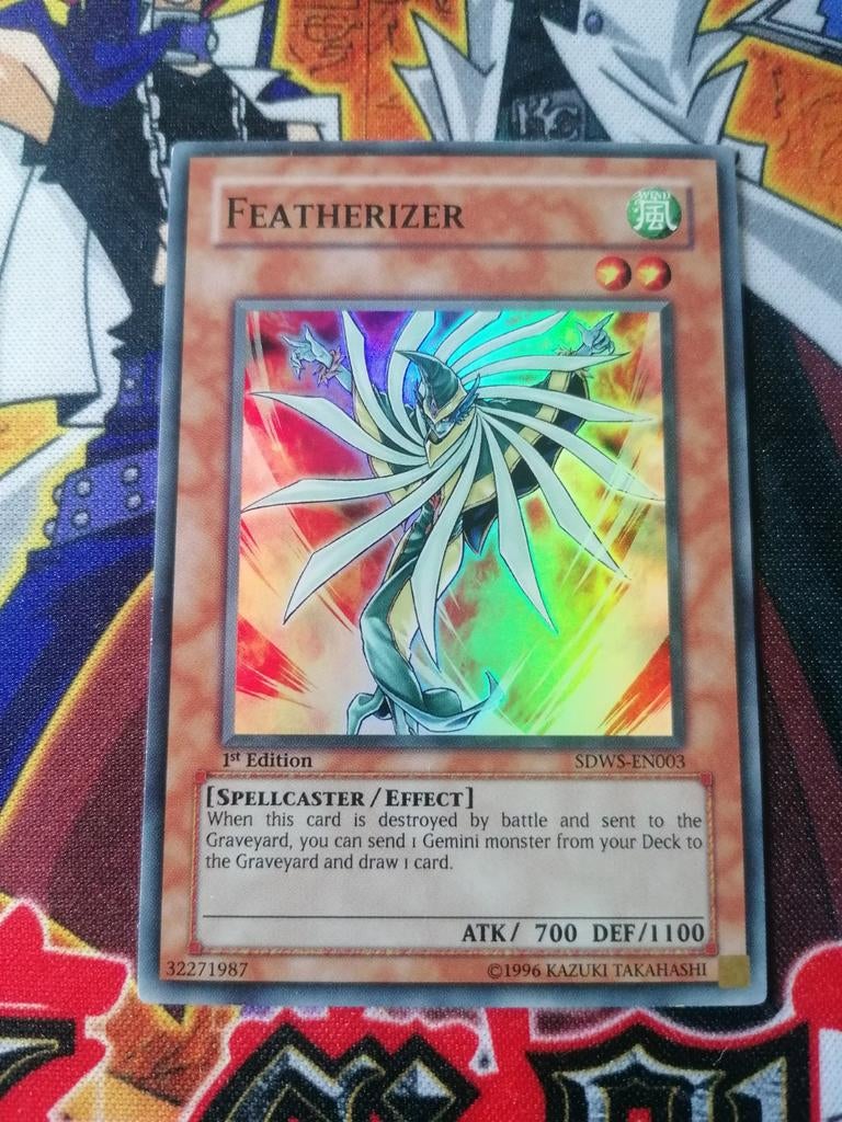 Featherizer Super Rare SDWD Structure Deck: Warrior's Strike, Hobby en Vrije tijd, Verzamelkaartspellen | Yu-gi-Oh!, Ophalen of Verzenden