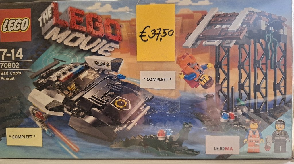LEGO Movie 2 - set 70802 Achtervolging (MET doos), Overige thema's, Lego, Ophalen of Verzenden, Zo goed als nieuw