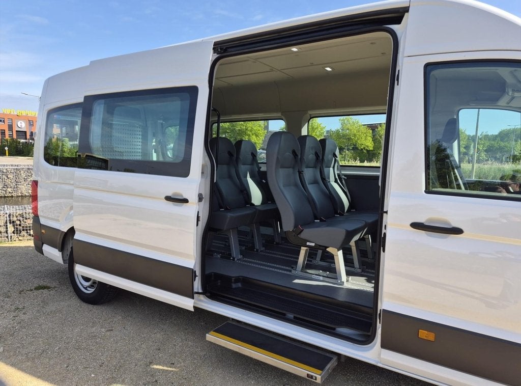 Volkswagen Crafter (bj 2023), Auto's, Volkswagen, Stof, Gebruikt, Wit, Parkeersensor