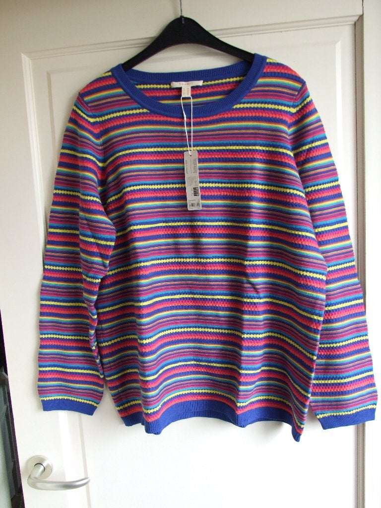 Esprit nieuwe kleurrijke katoenen trui XXL, Meerkleurig, Maat 46/48 (XL) of groter, Nieuw, Ophalen of Verzenden