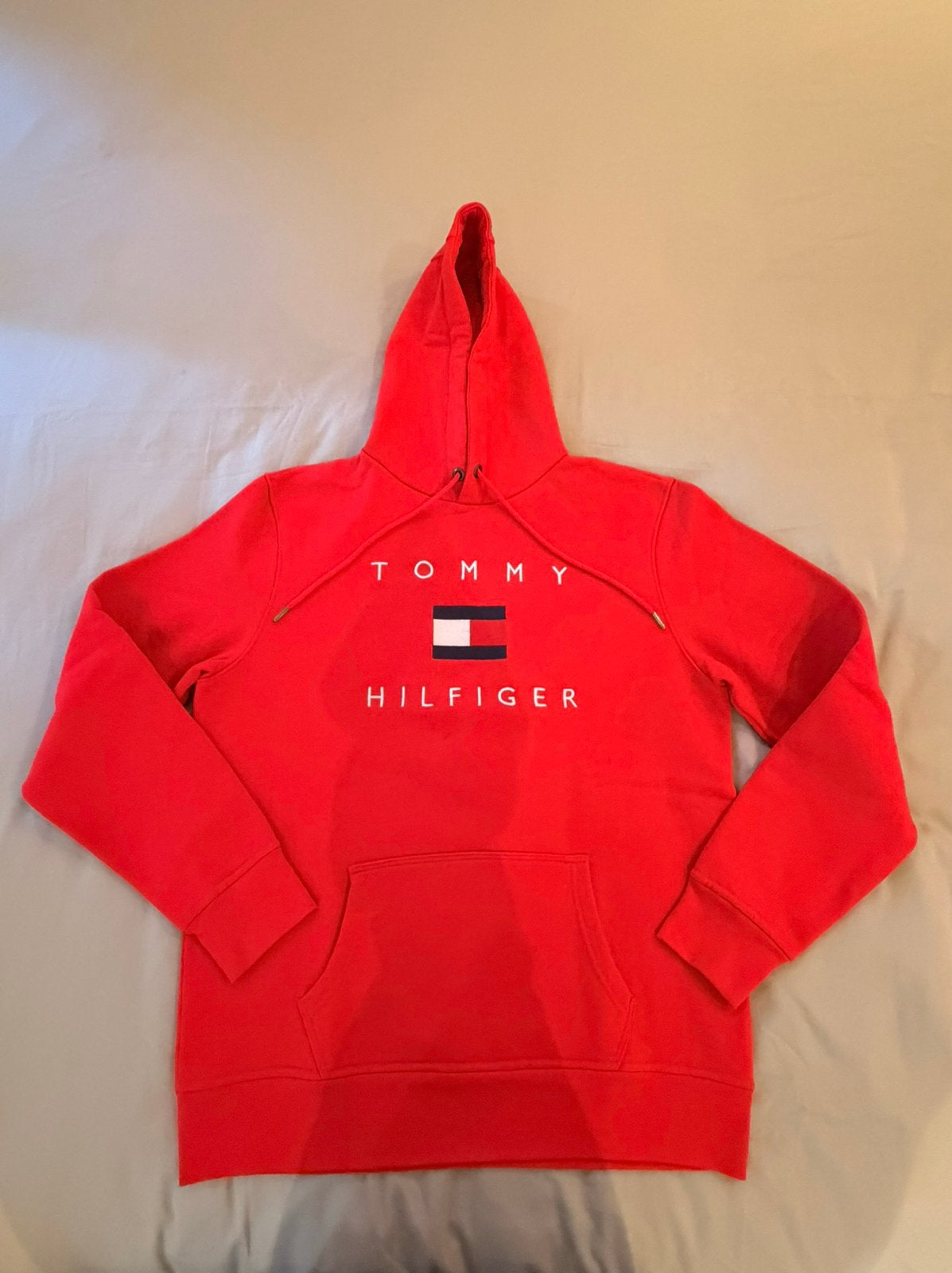 Tommy Hilfiger Hoodie, maat XXL, Ophalen of Verzenden, Zo goed als nieuw, Maat 46/48 (XL) of groter, Rood
