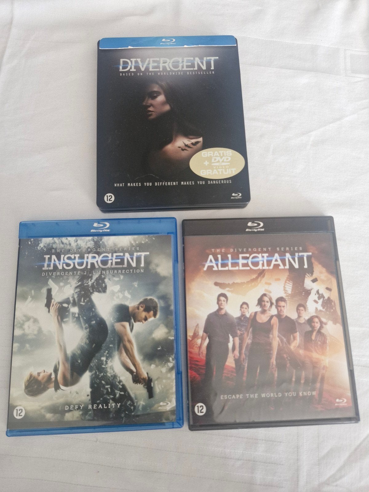 Divergent set, Inclusief DVD, Actie, Ophalen of Verzenden, Zo goed als nieuw