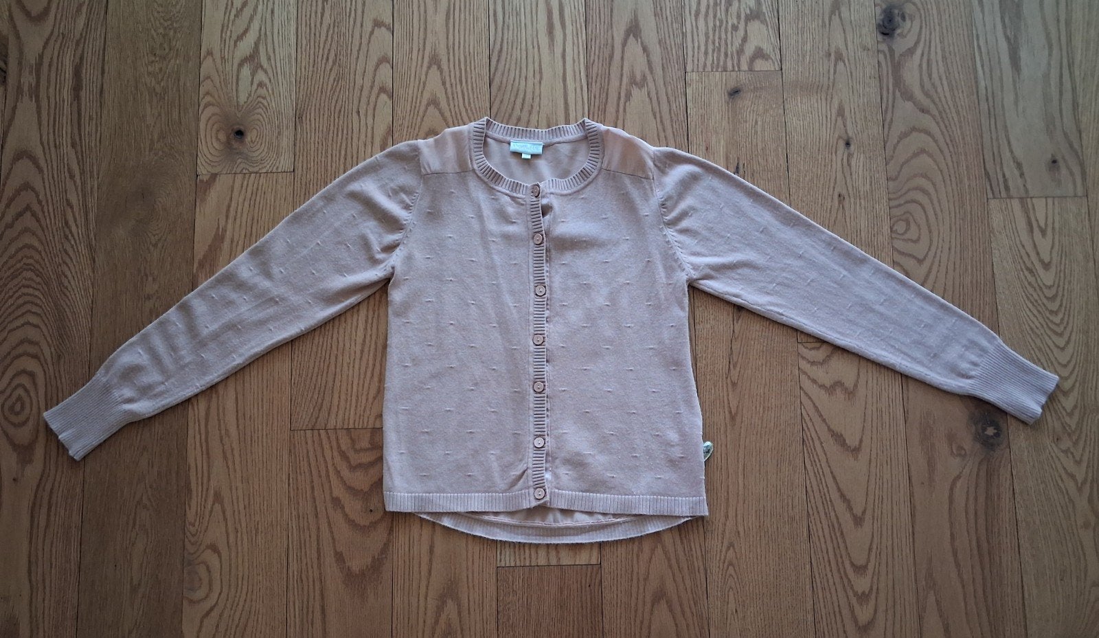 Roze POMPdeLUX vestje maat 140, Gebruikt, Meisje, Trui of Vest, Ophalen of Verzenden
