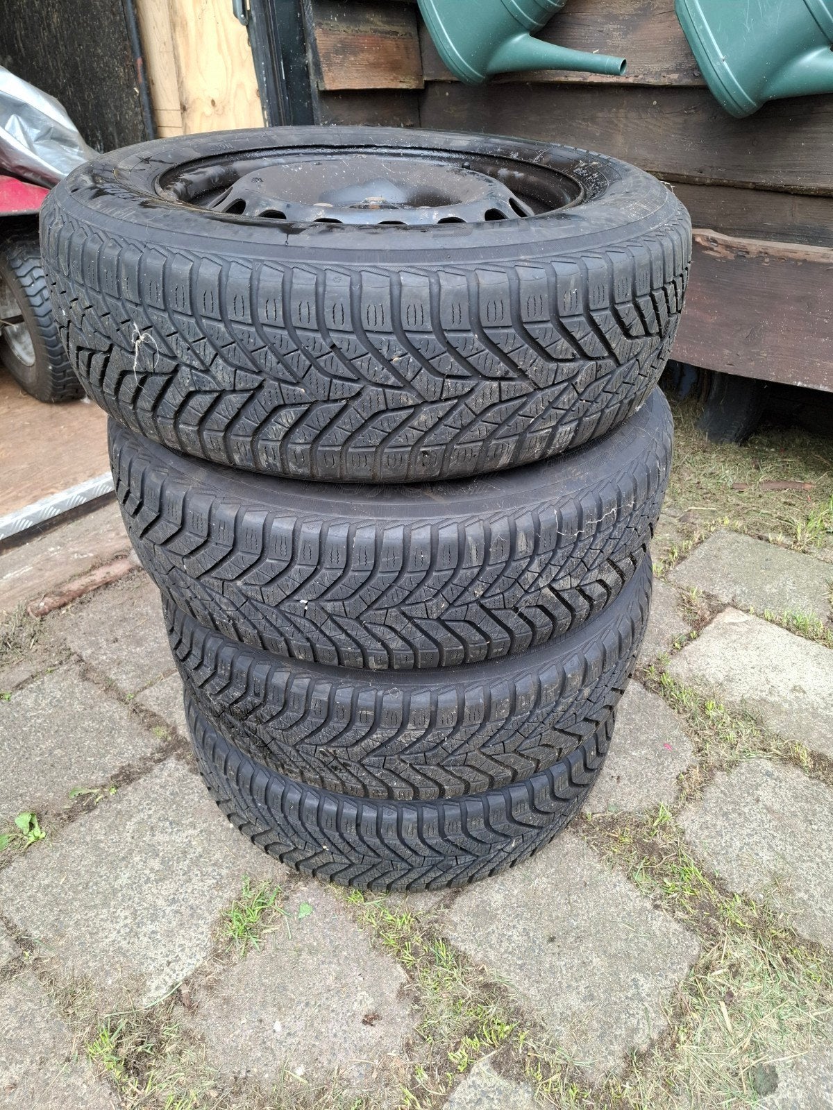 vw caddy winterbanden, Ophalen, Gebruikt