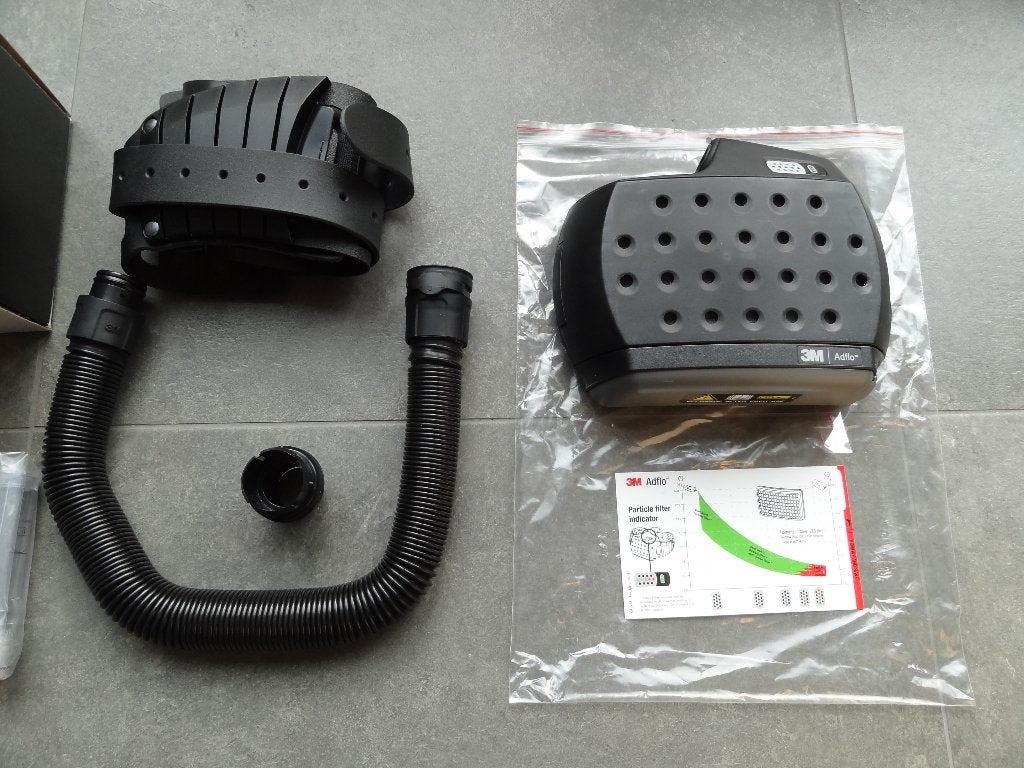 Nieuwe Speedglas 3M Adflo motorunit compleet met accu riem, Ophalen of Verzenden, Nieuw, 250 ampère of meer, Co2