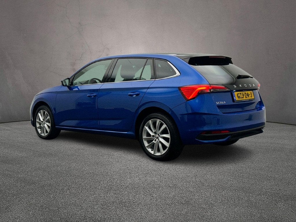 Skoda Scala Business Edition 1.0 TSI 110pk DSG Automaat Adap, Auto's, Skoda, Scala, Gebruikt, Blauw, Origineel Nederlands
