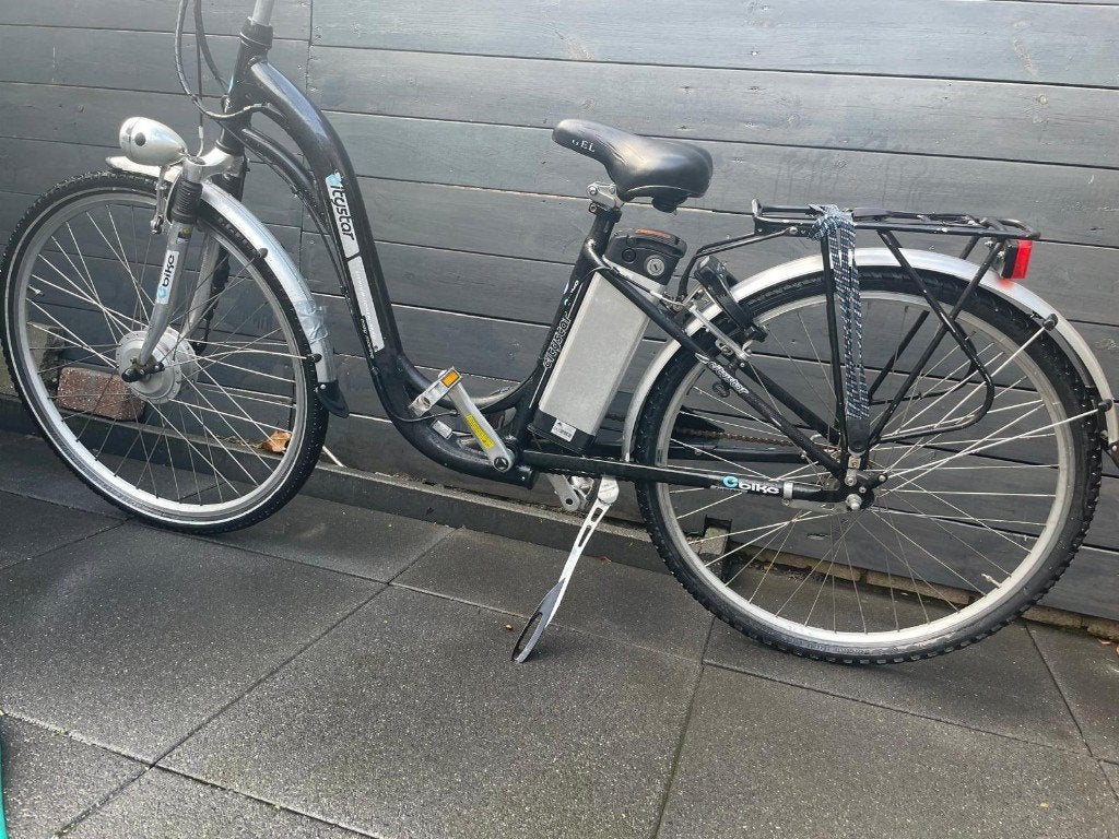 Nette elektrische fiets met accu (accu wel vervangen), Ophalen, Gebruikt, Minder dan 30 km per accu, Overige merken