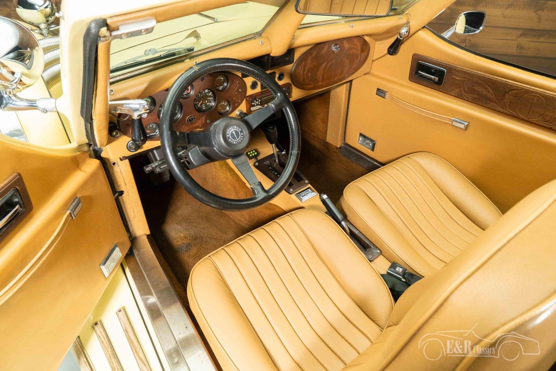 Excalibur Series 4 Roadster | 1981, Auto's, Oldtimers, Achterwielaandrijving, Cabriolet, 4 stoelen, Beige