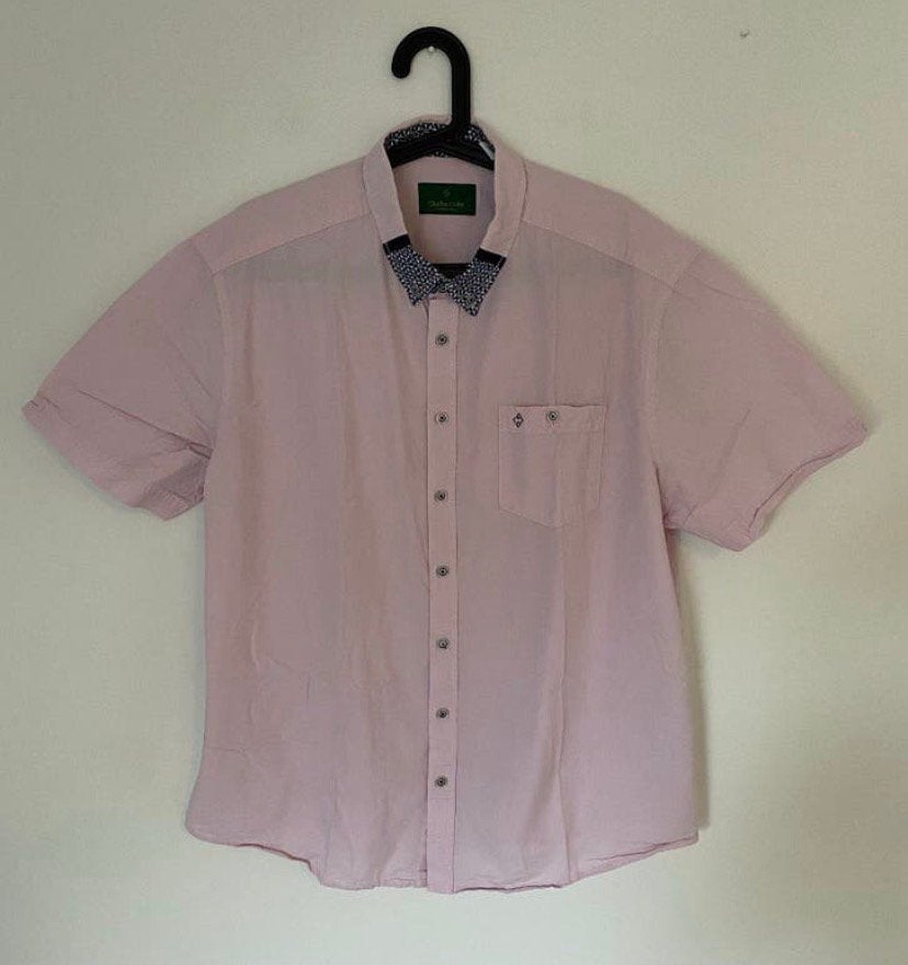overhemd roze, XXL korte mouwen, Verzenden, Zo goed als nieuw, Roze, Overige halswijdtes