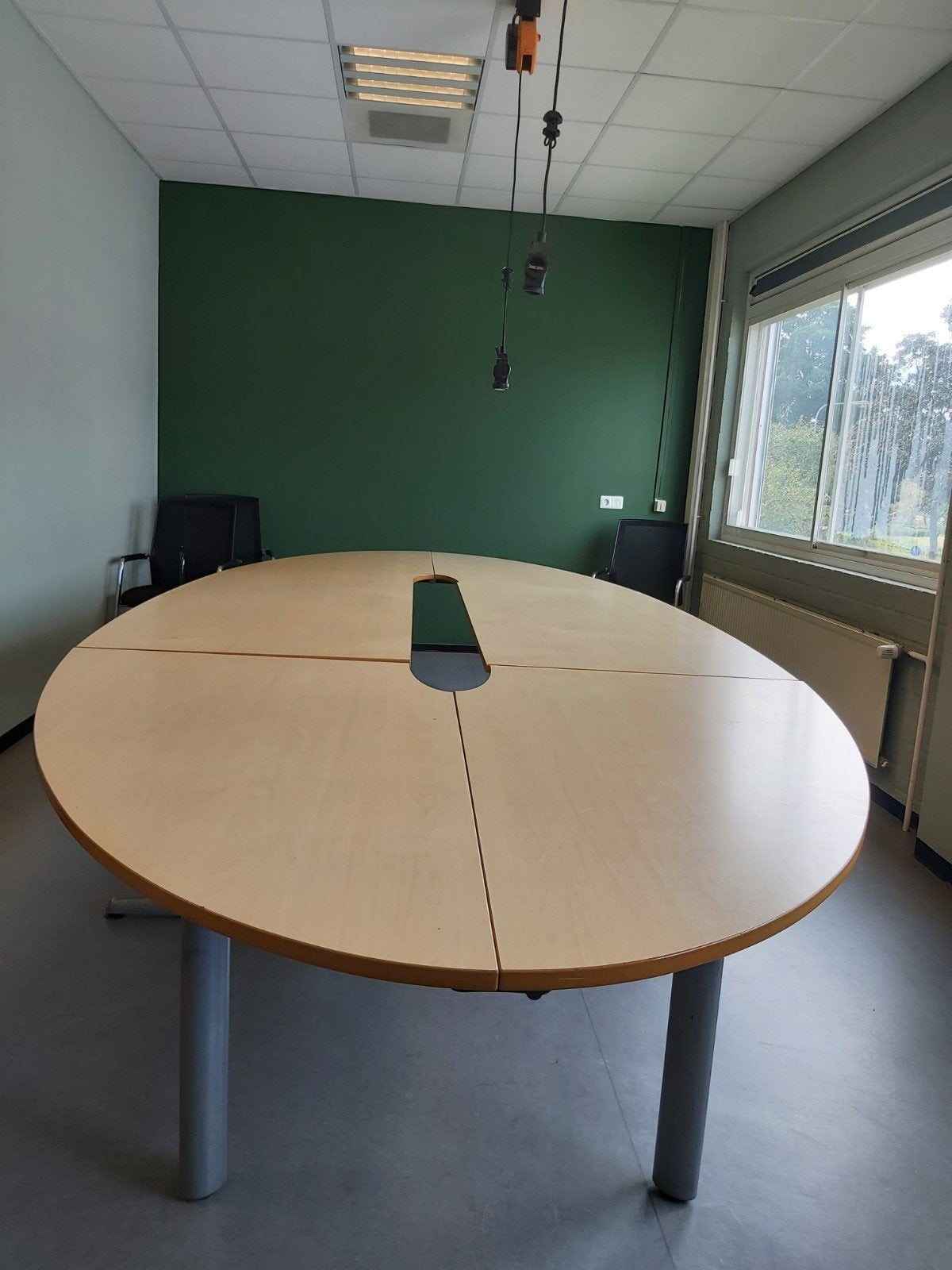 Grote ovale tafel spotprijs!!!!, Huis en Inrichting, Tafels | Eettafels, Ophalen, Gebruikt, 150 tot 200 cm, 200 cm of meer