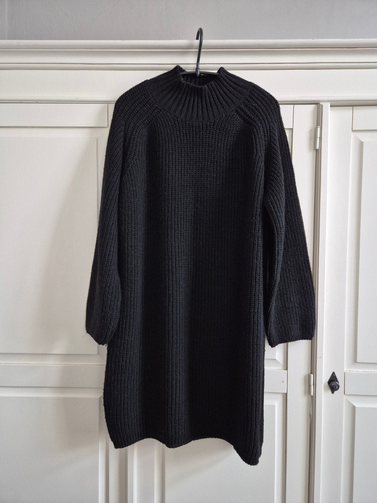 Summum Chunky Gebreide Jurk Maat M, Maat 38/40 (M), Summum, Zwart, Ophalen of Verzenden