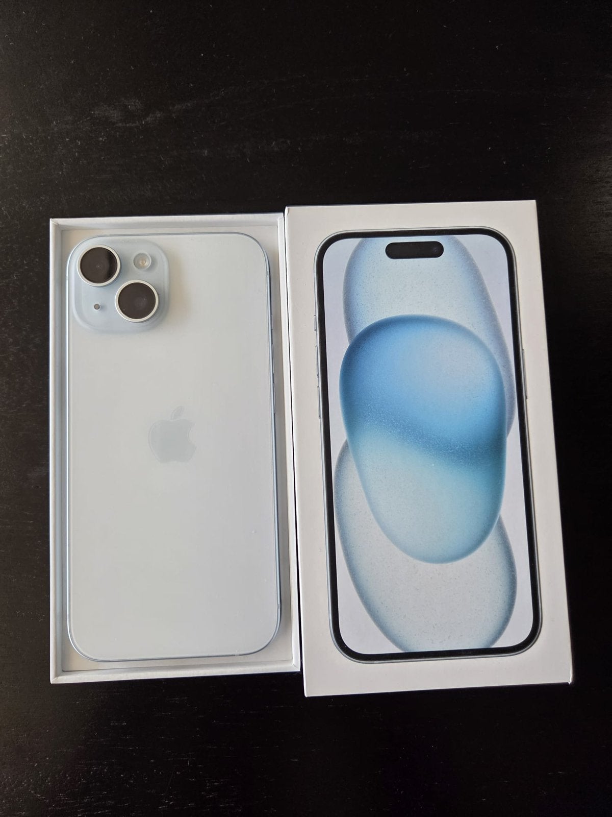 iPhone 15 128GB Licht Blauw - Zo goed als nieuw, Telecommunicatie, Mobiele telefoons | Apple iPhone, Zo goed als nieuw, 128 GB