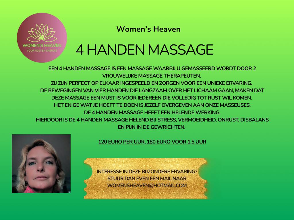 4 handen massage, Ontspanningsmassage