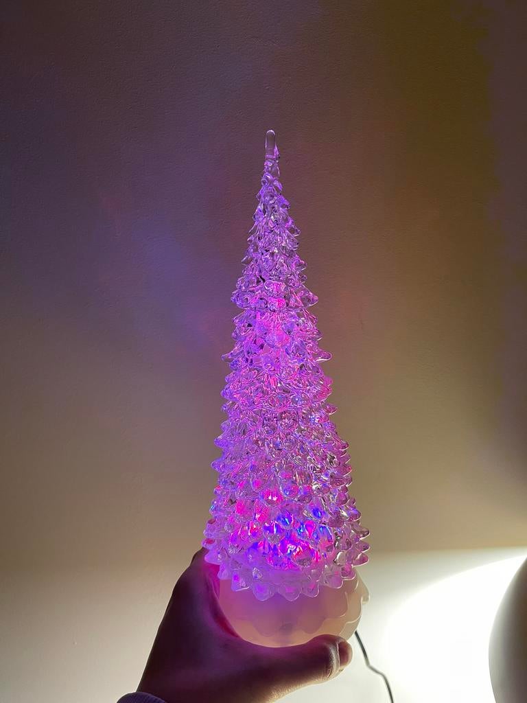 Kerstboom led glitterwater nieuw in doos, Ophalen of Verzenden, Nieuw