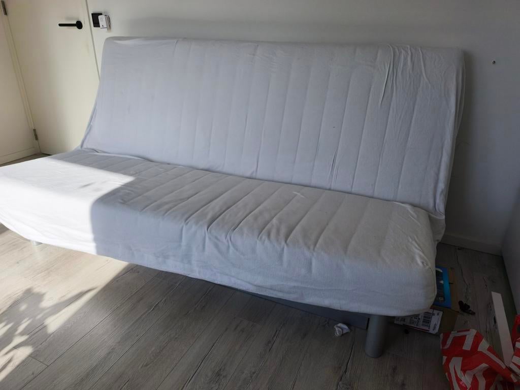 IKEA Nyham slaapbank met lattenbodem, Ophalen, Gebruikt, Tweepersoons, 140 cm