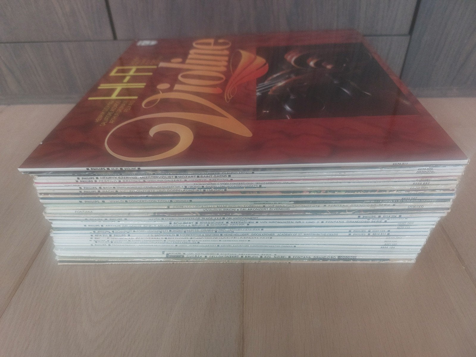 Lot Verzameling Collectie Klassieke Viool/Cello LPs (Philips, LP, Ophalen of Verzenden, Romantiek, 12 inch