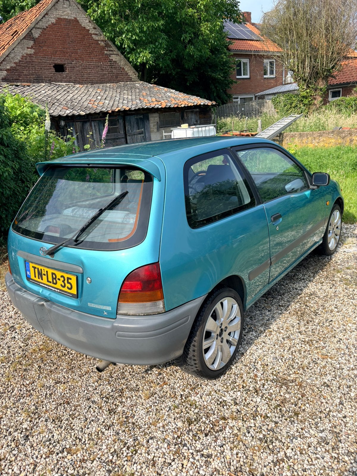 Toyota Starlet 1.3 16V 1998 Groen, Auto's, Toyota, Voorwielaandrijving, 15 km/l, 74 pk, 4 cilinders