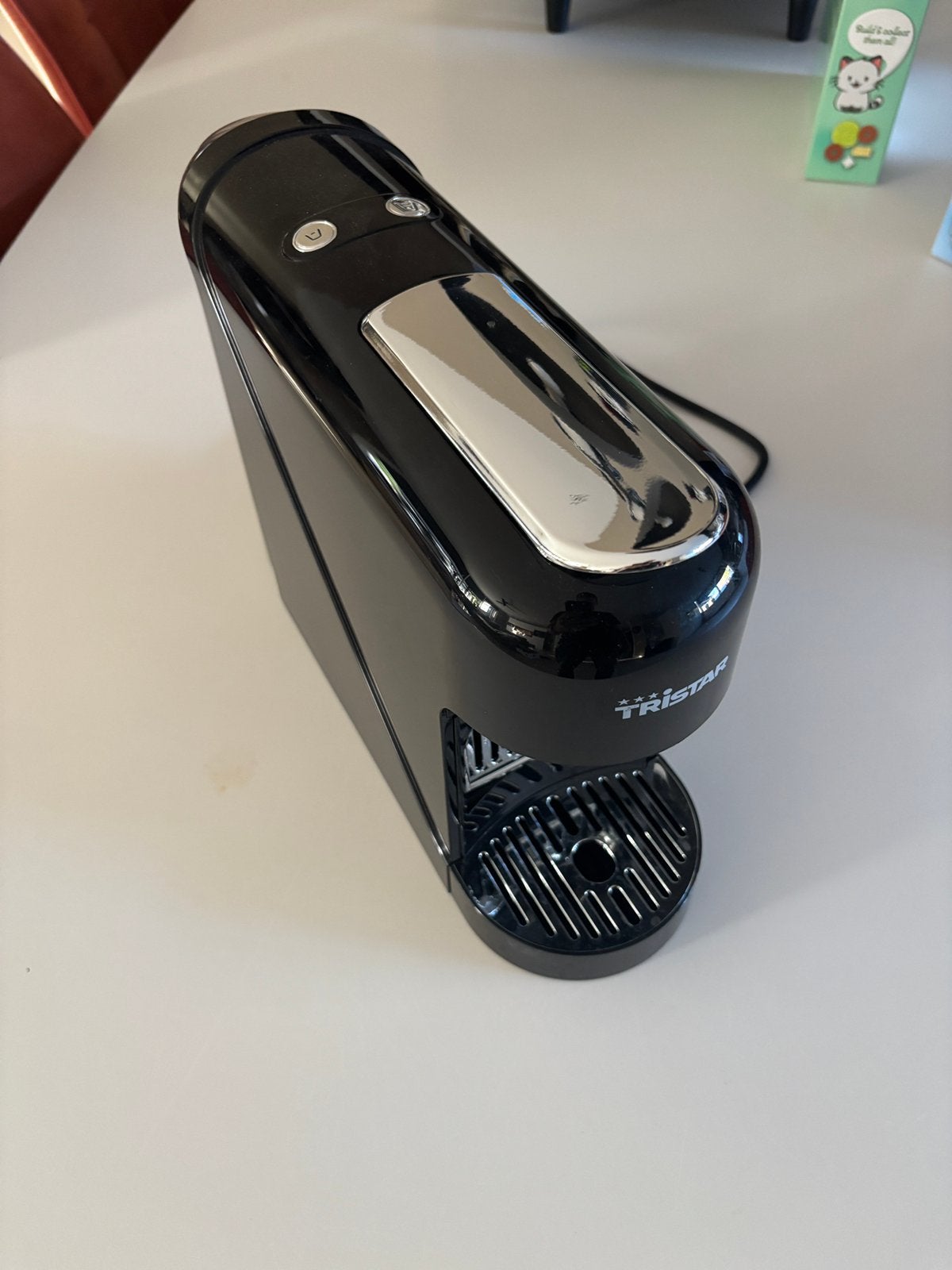 Tristar Koffiecupmachine - Compact en Stijlvol Zwart, Witgoed en Apparatuur, Ophalen, Koffiemachine, Zo goed als nieuw, 1 kopje